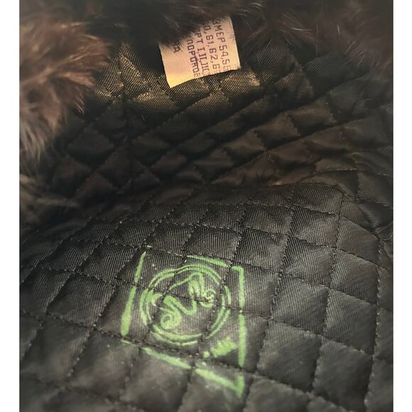 Vintage USSR Soviet Ushanka Genuine Fur Ear Flap Trapper Hat Quilted Size 54.5 main image 4